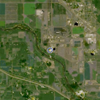 satellite view of Sherco BESS